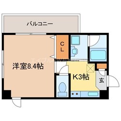 グリーンコート樺島の物件間取画像